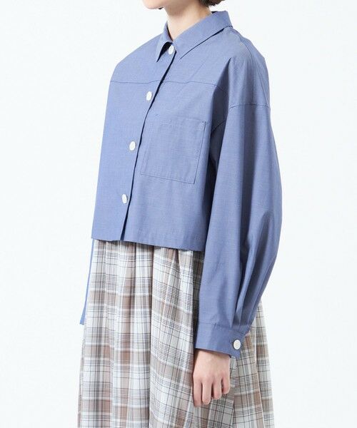 MACKINTOSH PHILOSOPHY / マッキントッシュ フィロソフィー シャツ・ブラウス | クロップドシャツブルゾン | 詳細4