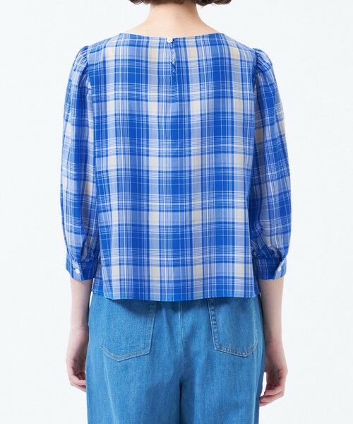 MACKINTOSH PHILOSOPHY / マッキントッシュ フィロソフィー シャツ・ブラウス | タータンチェックギャザースリーブブラウス | 詳細5