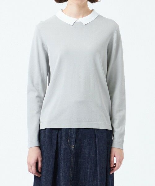 MACKINTOSH PHILOSOPHY / マッキントッシュ フィロソフィー ニット・セーター | 【Bicolor Knit Polo（バイカラーニットポロ）】 | 詳細4