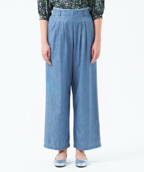 MACKINTOSH PHILOSOPHY / マッキントッシュ フィロソフィー その他パンツ | ライトデニムウエストタックパンツ | 詳細3