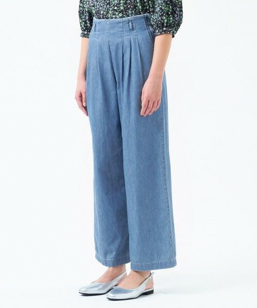 MACKINTOSH PHILOSOPHY / マッキントッシュ フィロソフィー その他パンツ | ライトデニムウエストタックパンツ | 詳細4