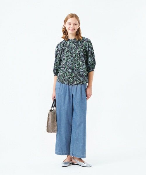 MACKINTOSH PHILOSOPHY / マッキントッシュ フィロソフィー その他パンツ | ライトデニムウエストタックパンツ | 詳細1