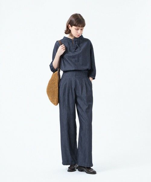 MACKINTOSH PHILOSOPHY / マッキントッシュ フィロソフィー その他パンツ | ライトデニムウエストタックパンツ | 詳細2