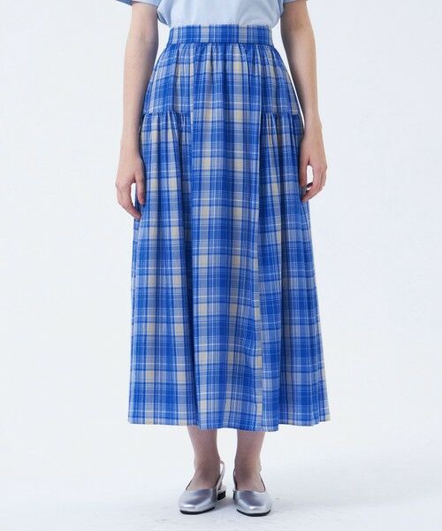 MACKINTOSH PHILOSOPHY / マッキントッシュ フィロソフィー ロング・マキシ丈スカート | タータンチェックボリュームスカート | 詳細3