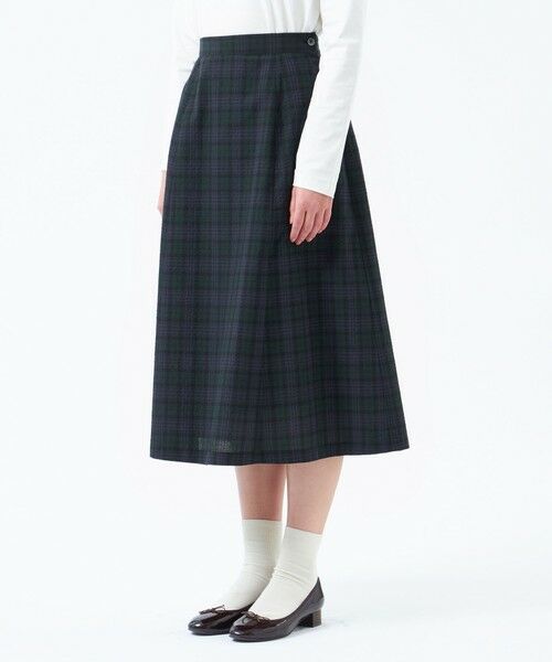 MACKINTOSH PHILOSOPHY / マッキントッシュ フィロソフィー ロング・マキシ丈スカート | サッカーチェックフレアスカート | 詳細4