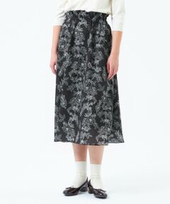 新品タグ付☆ マッキントッシュフィロソフィー ロングフレアスカート ブラック MACKINTOSH PHILOSOPHY / マッキントッシュ フィロソフィー