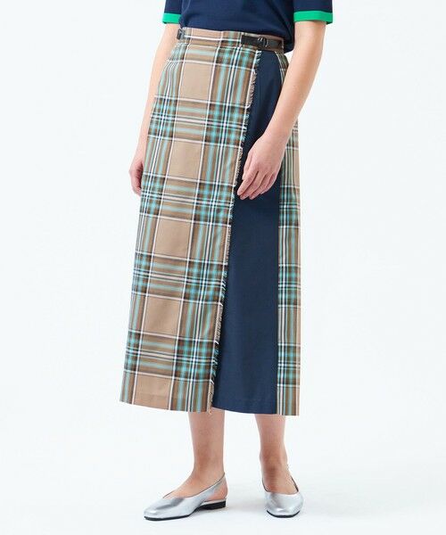 MACKINTOSH PHILOSOPHY/マッキントッシュ フィロソフィー タータンチェックキルトスカート ベージュ1 36 MACKINTOSH PHILOSOPHY/マッキントッシュ フィロソフィー タータンチェックキルトスカート ベージュ1 36