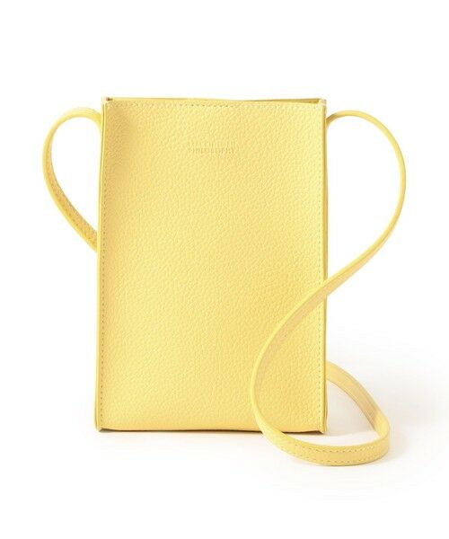 MACKINTOSH PHILOSOPHY/マッキントッシュ フィロソフィー 【LEE5月号/蛯原友里さん着用】スマホショルダーポーチ イエロー1 X MACKINTOSH PHILOSOPHY/マッキントッシュ フィロソフィー 【LEE5月号/蛯原友里さん着用】スマホショルダーポーチ イエロー1 X