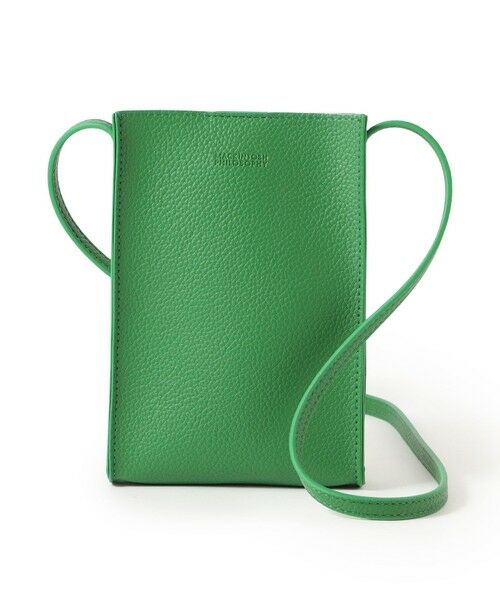 MACKINTOSH PHILOSOPHY/マッキントッシュ フィロソフィー 【LEE5月号/蛯原友里さん着用】スマホショルダーポーチ グリーン1 X MACKINTOSH PHILOSOPHY/マッキントッシュ フィロソフィー 【LEE5月号/蛯原友里さん着用】スマホショルダーポーチ グリーン1 X