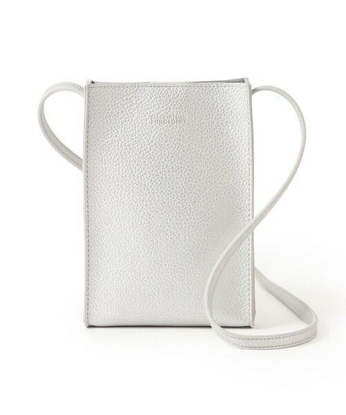 MACKINTOSH PHILOSOPHY/マッキントッシュ フィロソフィー 【LEE5月号/蛯原友里さん着用】スマホショルダーポーチ シルバー1 X MACKINTOSH PHILOSOPHY/マッキントッシュ フィロソフィー 【LEE5月号/蛯原友里さん着用】スマホショルダーポーチ シルバー1 X