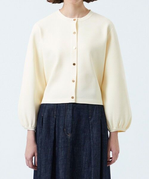 MACKINTOSH PHILOSOPHY / マッキントッシュ フィロソフィー ノーカラージャケット | ミラノリブニットジャケット | 詳細3