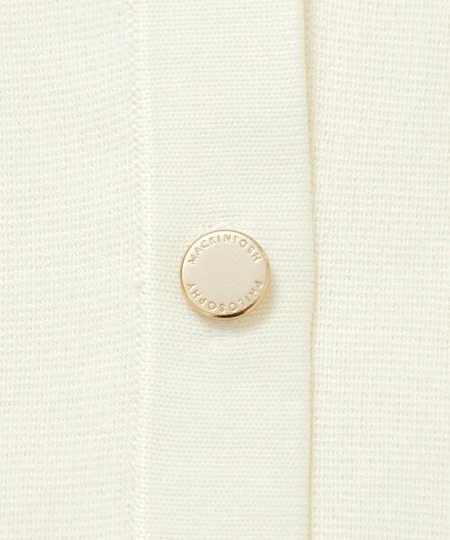 MACKINTOSH PHILOSOPHY / マッキントッシュ フィロソフィー ノーカラージャケット | ミラノリブニットジャケット | 詳細7