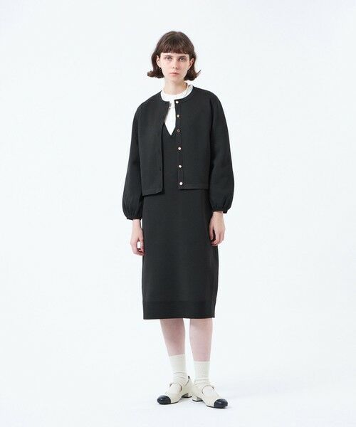 MACKINTOSH PHILOSOPHY / マッキントッシュ フィロソフィー ノーカラージャケット | ミラノリブニットジャケット | 詳細2