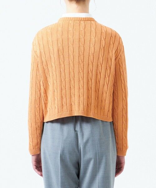 MACKINTOSH PHILOSOPHY / マッキントッシュ フィロソフィー ニット・セーター | クロップドケーブルニット | 詳細6