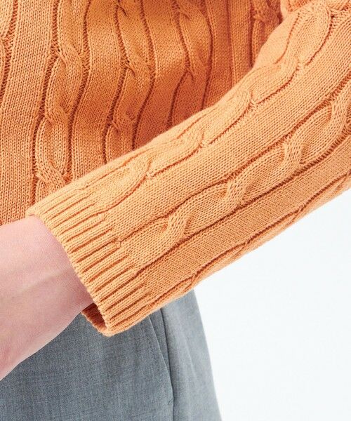MACKINTOSH PHILOSOPHY / マッキントッシュ フィロソフィー ニット・セーター | クロップドケーブルニット | 詳細7