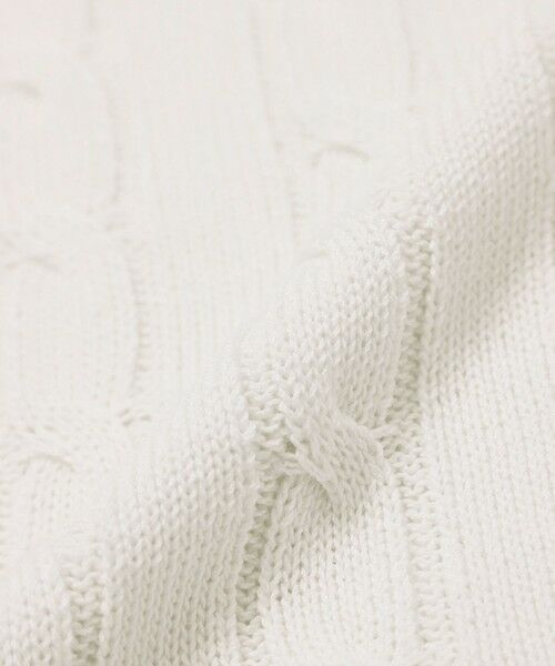 MACKINTOSH PHILOSOPHY / マッキントッシュ フィロソフィー ニット・セーター | クロップドケーブルニット | 詳細8