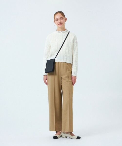MACKINTOSH PHILOSOPHY / マッキントッシュ フィロソフィー ニット・セーター | クロップドケーブルニット | 詳細1