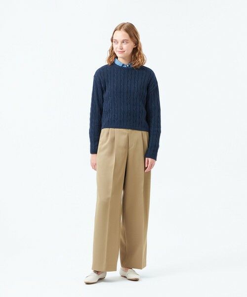 MACKINTOSH PHILOSOPHY / マッキントッシュ フィロソフィー ニット・セーター | クロップドケーブルニット | 詳細2