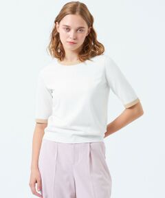 MACKINTOSH PHILOSOPHY / マッキントッシュ フィロソフィー ニット・セーター | バイカラートリムニットプルオーバー