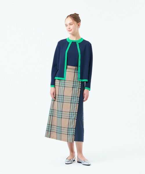 MACKINTOSH PHILOSOPHY / マッキントッシュ フィロソフィー ニット・セーター | バイカラートリムクルーネックカーディガン | 詳細3