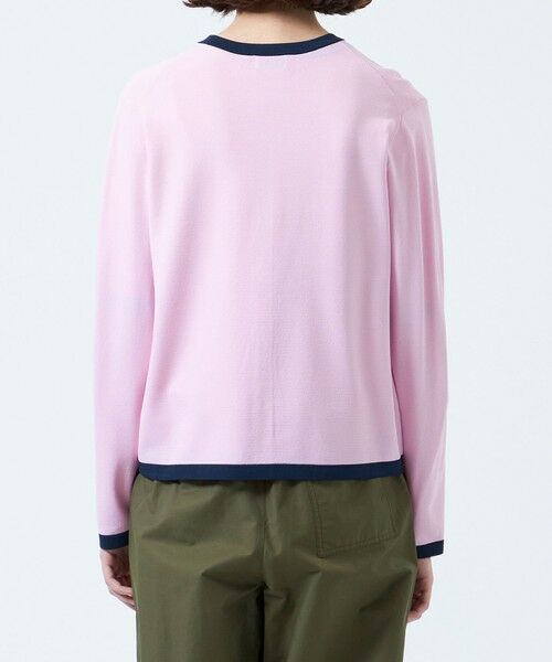 MACKINTOSH PHILOSOPHY / マッキントッシュ フィロソフィー ニット・セーター | バイカラートリムクルーネックカーディガン | 詳細7