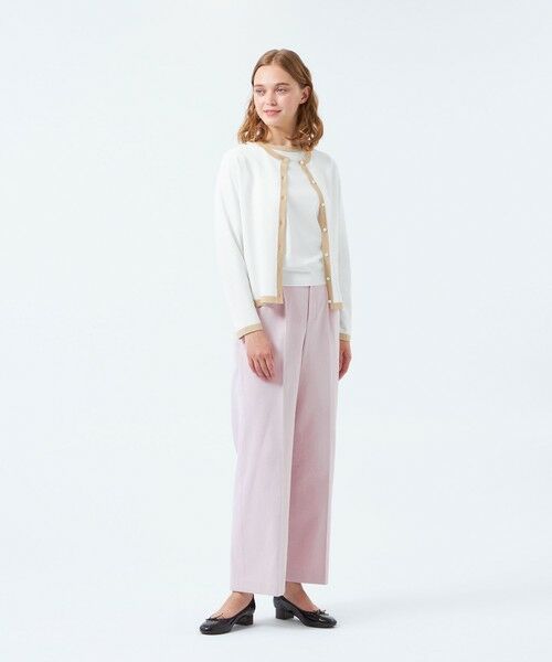 MACKINTOSH PHILOSOPHY / マッキントッシュ フィロソフィー ニット・セーター | バイカラートリムクルーネックカーディガン | 詳細1