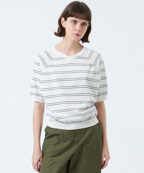 MACKINTOSH PHILOSOPHY/マッキントッシュ フィロソフィー ハイゲージドルマンニット オフホワイト2 38 MACKINTOSH PHILOSOPHY/マッキントッシュ フィロソフィー ハイゲージドルマンニット オフホワイト2 38