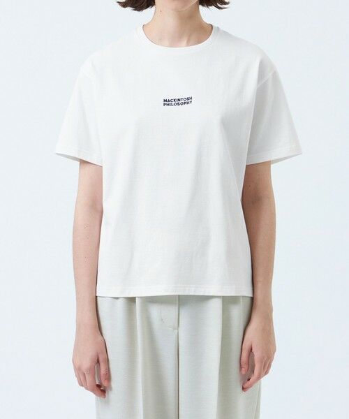 MACKINTOSH PHILOSOPHY / マッキントッシュ フィロソフィー カットソー | 刺しゅうロゴTシャツ | 詳細5
