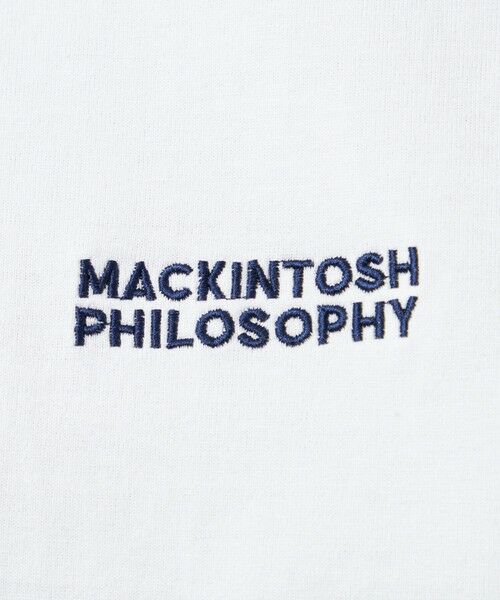 MACKINTOSH PHILOSOPHY / マッキントッシュ フィロソフィー カットソー | 刺しゅうロゴTシャツ | 詳細9