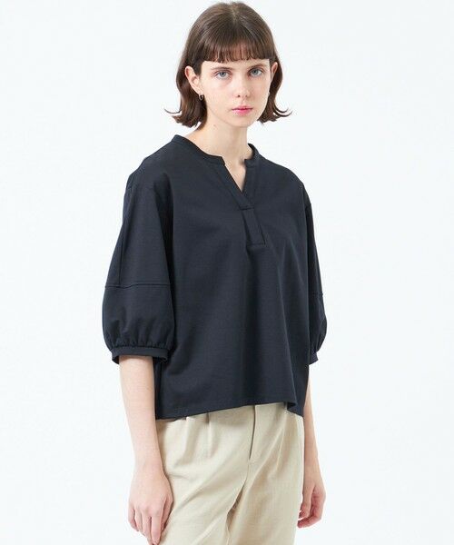 MACKINTOSH PHILOSOPHY/マッキントッシュ フィロソフィー スキッパージャージーブラウス ネイビー3 38 MACKINTOSH PHILOSOPHY/マッキントッシュ フィロソフィー スキッパージャージーブラウス ネイビー3 38