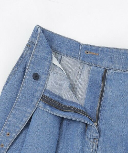 MACKINTOSH PHILOSOPHY / マッキントッシュ フィロソフィー ロング・マキシ丈スカート | コットンリネンデニムグルカスカート | 詳細7