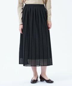 MACKINTOSH PHILOSOPHY / マッキントッシュ フィロソフィー ロング・マキシ丈スカート | レースプリーツスカート