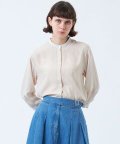どらしーん様 新品　マッキントッシュフィロソフィーサテンシャーリングブラウス38 マッキントッシュ フィロソフィー MACKINTOSH PHILOSOPHY サテン