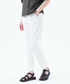 urbra新品未使用タグ付きSALT+JAPANテーパードパンツ白系L 高身長 洗えるストレッチテーパードパンツ（防しわ）（共布
