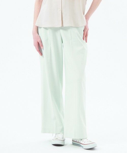 MACKINTOSH PHILOSOPHY/マッキントッシュ フィロソフィー 【LEE5月号/蛯原友里さん着用】【2025年春夏モデル】DRY OXFORD ワイドパンツ グリーン1 40 MACKINTOSH PHILOSOPHY/マッキントッシュ フィロソフィー 【LEE5月号/蛯原友里さん着用】【2025年春夏モデル】DRY OXFORD ワイドパンツ グリーン1 40