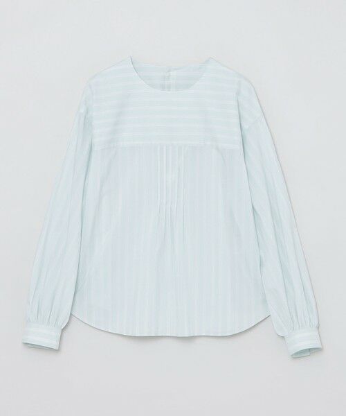 MACKINTOSH PHILOSOPHY/マッキントッシュ フィロソフィー GREY LABEL ギャザーブラウス グリーン1 2 MACKINTOSH PHILOSOPHY/マッキントッシュ フィロソフィー GREY LABEL ギャザーブラウス グリーン1 2