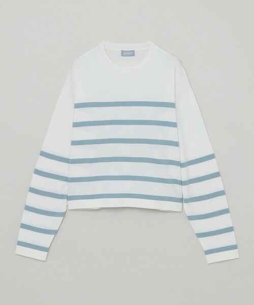 MACKINTOSH PHILOSOPHY/マッキントッシュ フィロソフィー GREY LABEL マリンボーダーニットプルオーバー ブルー5 2 MACKINTOSH PHILOSOPHY/マッキントッシュ フィロソフィー GREY LABEL マリンボーダーニットプルオーバー ブルー5 2