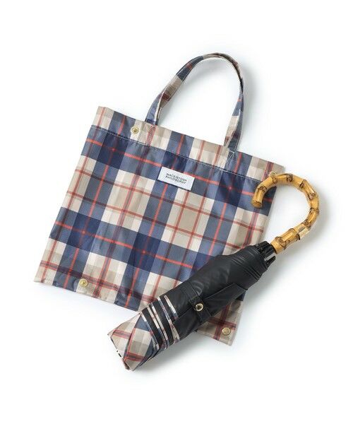 MACKINTOSH PHILOSOPHY/マッキントッシュ フィロソフィー ハウスチェックバンブーミニ傘 ベージュ1 X MACKINTOSH PHILOSOPHY/マッキントッシュ フィロソフィー ハウスチェックバンブーミニ傘 ベージュ1 X