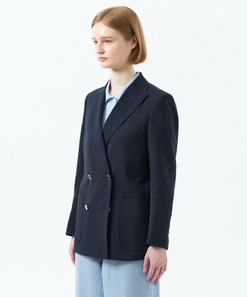 MACKINTOSH PHILOSOPHY / マッキントッシュ フィロソフィー ノーカラージャケット | 【WEB&一部店舗限定】ダブルブレストブレザー | 詳細3