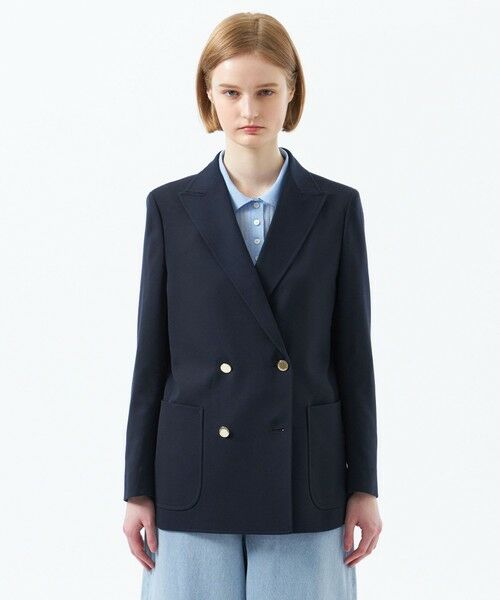 MACKINTOSH PHILOSOPHY / マッキントッシュ フィロソフィー ノーカラージャケット | 【WEB&一部店舗限定】ダブルブレストブレザー | 詳細2