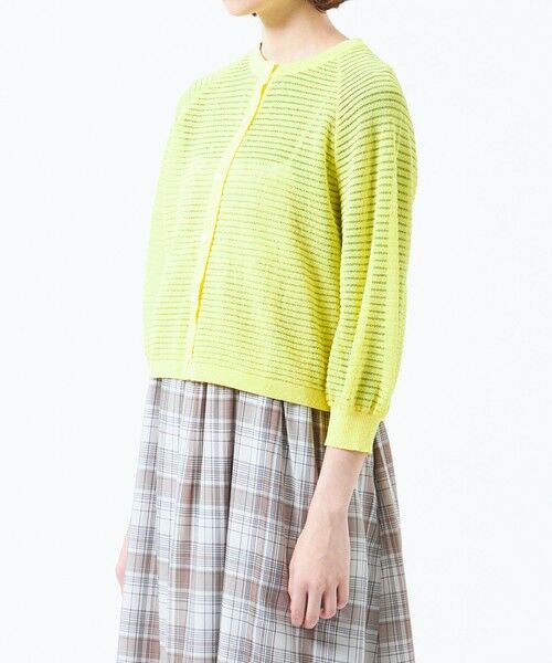 MACKINTOSH PHILOSOPHY / マッキントッシュ フィロソフィー ニット・セーター | シアーボーダーカーディガン | 詳細5