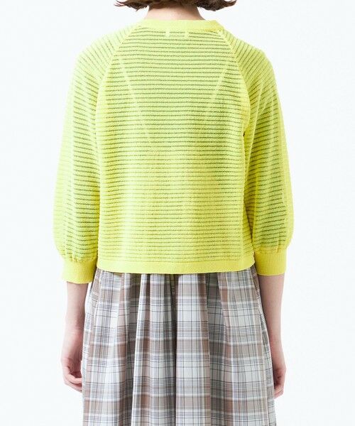 MACKINTOSH PHILOSOPHY / マッキントッシュ フィロソフィー ニット・セーター | シアーボーダーカーディガン | 詳細6