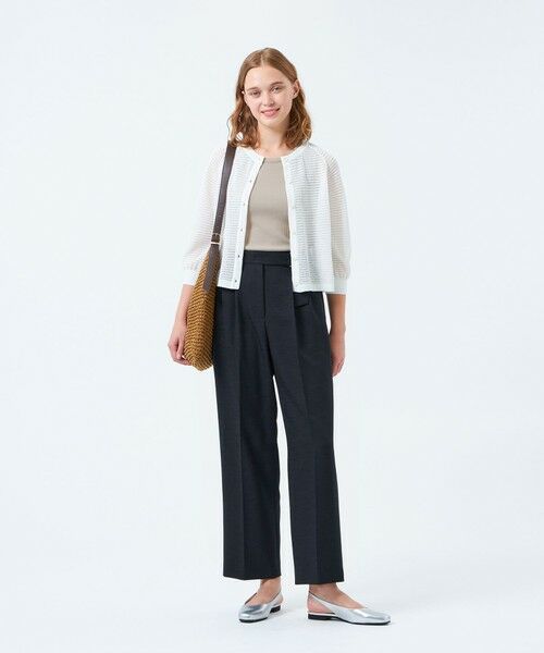 MACKINTOSH PHILOSOPHY / マッキントッシュ フィロソフィー ニット・セーター | シアーボーダーカーディガン | 詳細1