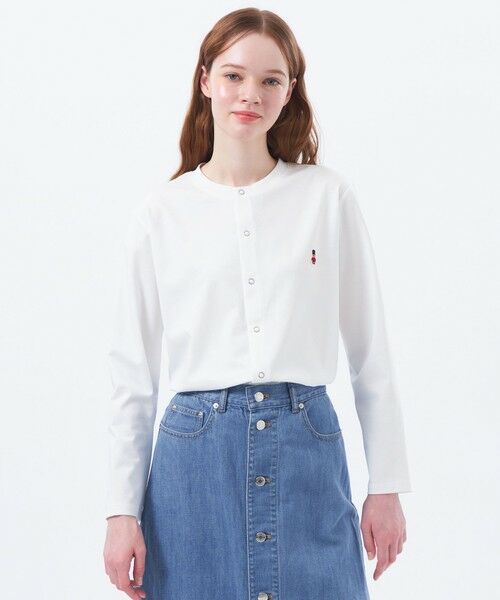 MACKINTOSH PHILOSOPHY/マッキントッシュ フィロソフィー 【WEB&一部店舗限定】バッキンガムベア クルーネックカーディガン オフホワイト2 38 MACKINTOSH PHILOSOPHY/マッキントッシュ フィロソフィー 【WEB&一部店舗限定】バッキンガムベア クルーネックカーディガン オフホワイト2 38