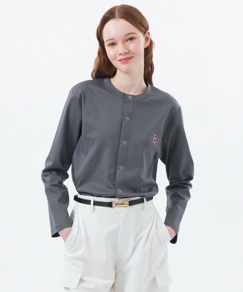 MACKINTOSH PHILOSOPHY/マッキントッシュ フィロソフィー 【WEB&一部店舗限定】バッキンガムベア クルーネックカーディガン チャコールグレー1 38 MACKINTOSH PHILOSOPHY/マッキントッシュ フィロソフィー 【WEB&一部店舗限定】バッキンガムベア クルーネックカーディガン チャコールグレー1 38