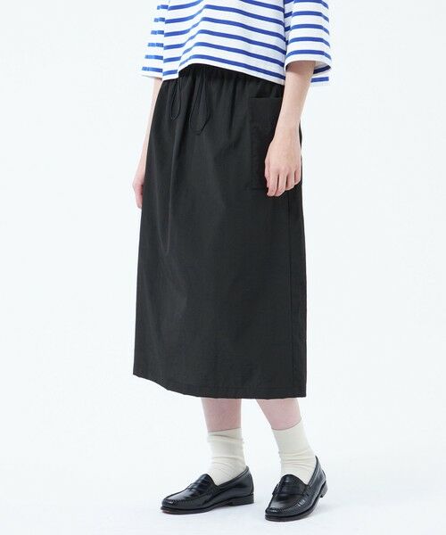 MACKINTOSH PHILOSOPHY/マッキントッシュ フィロソフィー ウエストギャザースカート ブラック1 38 MACKINTOSH PHILOSOPHY/マッキントッシュ フィロソフィー ウエストギャザースカート ブラック1 38