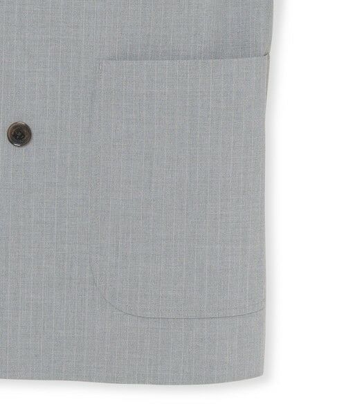 MACKINTOSH PHILOSOPHY / マッキントッシュ フィロソフィー ノーカラージャケット | GREY LABEL ピンストライプダブルブレストブレザー | 詳細4