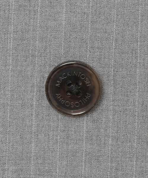 MACKINTOSH PHILOSOPHY / マッキントッシュ フィロソフィー ノーカラージャケット | GREY LABEL ピンストライプダブルブレストブレザー | 詳細6