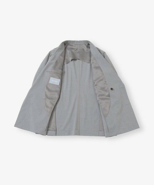 MACKINTOSH PHILOSOPHY / マッキントッシュ フィロソフィー ノーカラージャケット | GREY LABEL ピンストライプダブルブレストブレザー | 詳細7