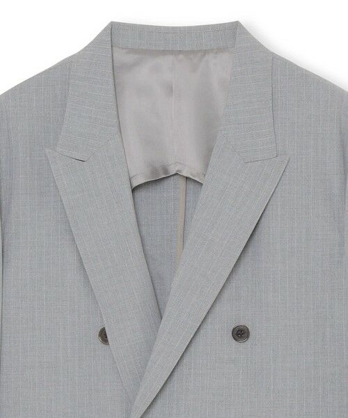 MACKINTOSH PHILOSOPHY / マッキントッシュ フィロソフィー ノーカラージャケット | GREY LABEL ピンストライプダブルブレストブレザー | 詳細2